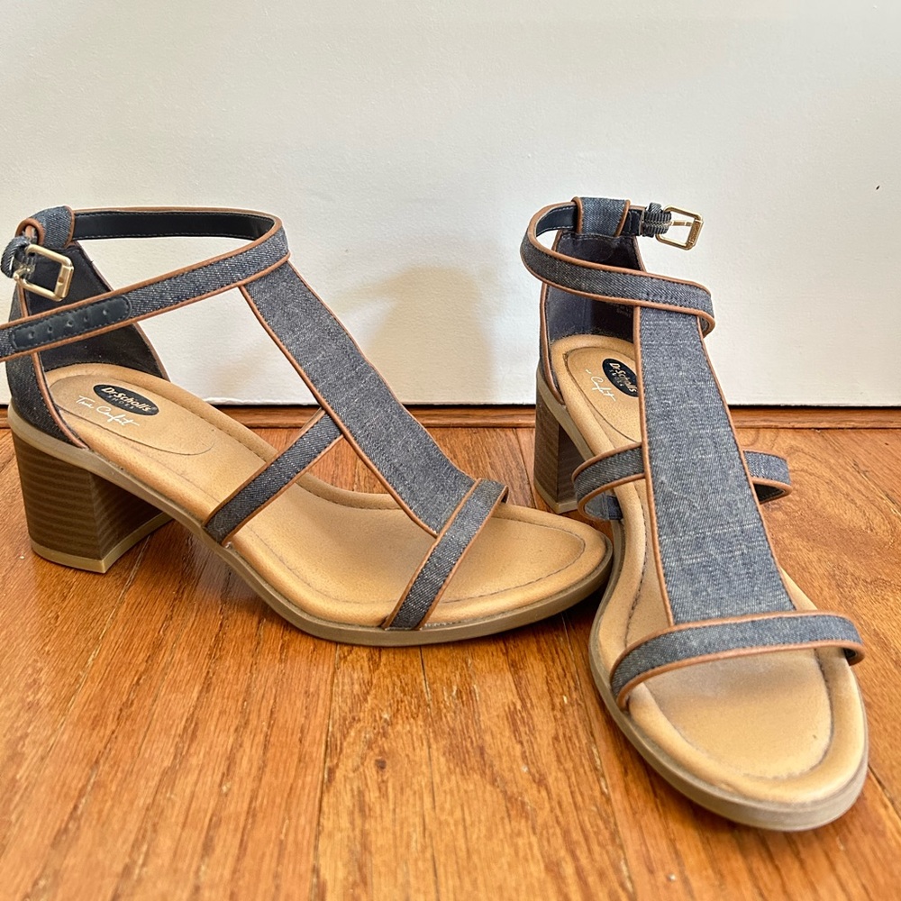 Dr. Scholl’s Denim Block Heels